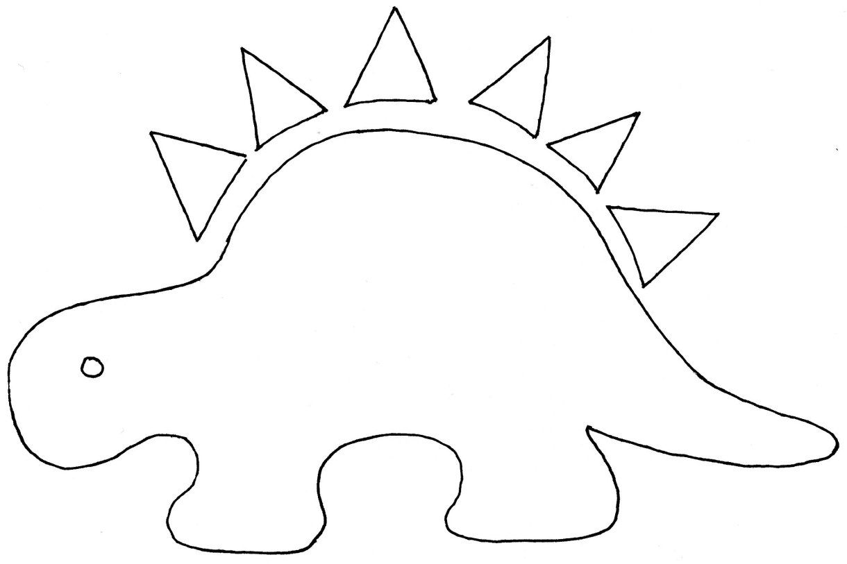 free printable dinosaur template