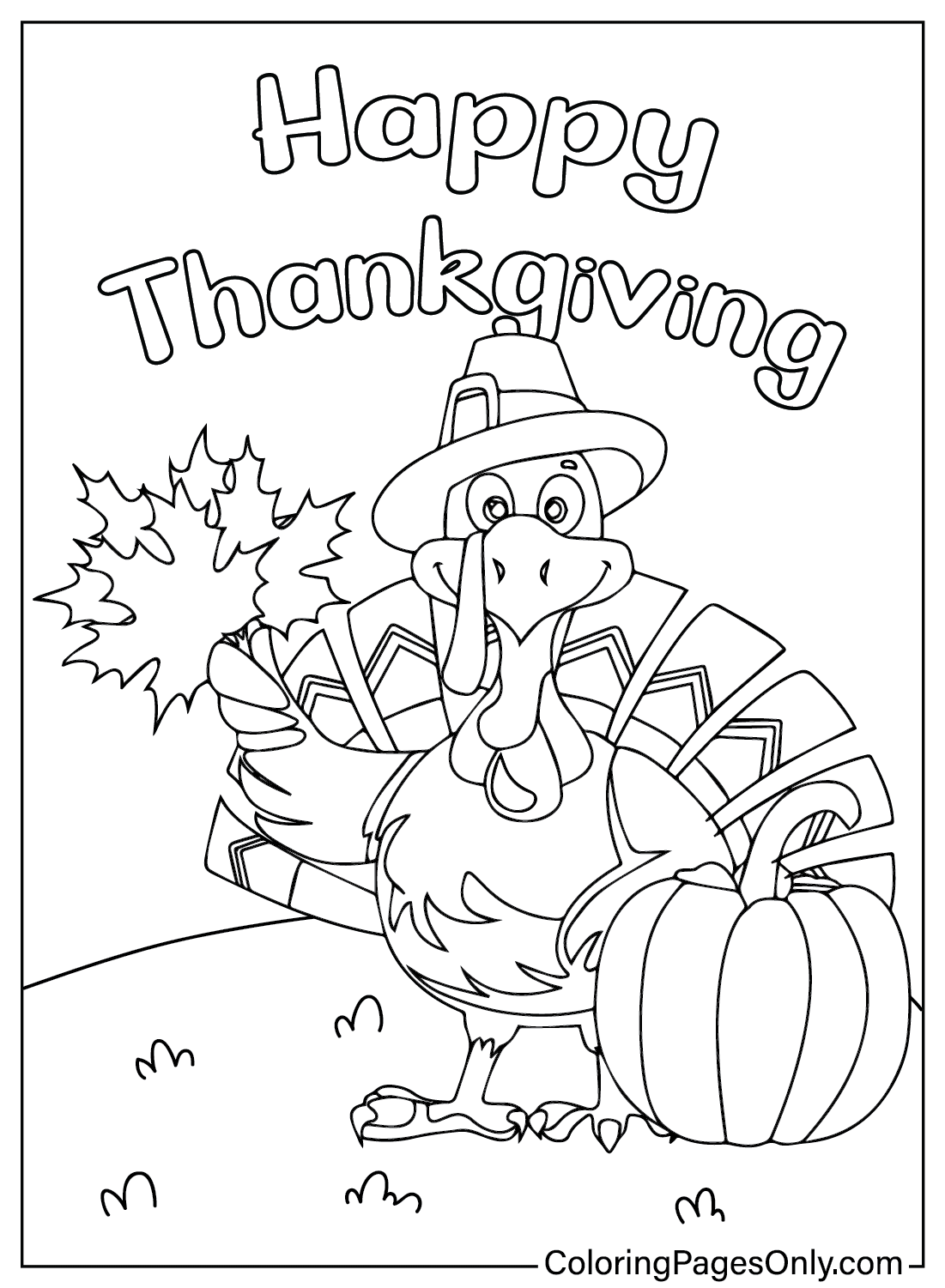 turkey coloring pages for free