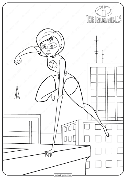 The Incredibles Coloring Pages Free Pdf Printables