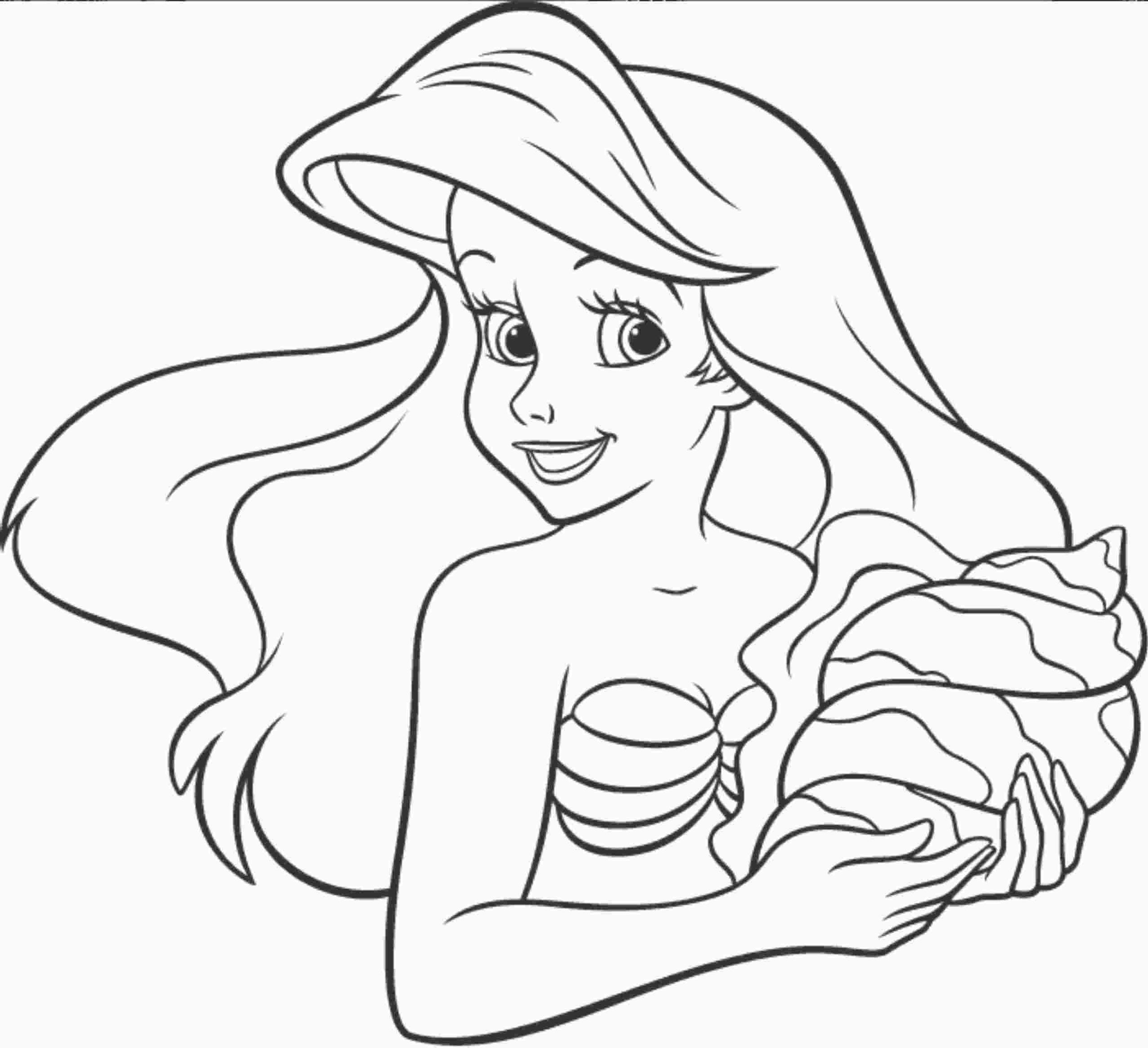 Little Mermaid Coloring Pages Printable