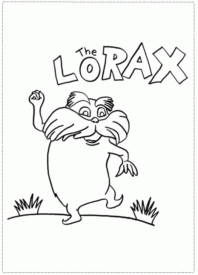 The Lorax Coloring Pages Books 100 FREE And Printable 