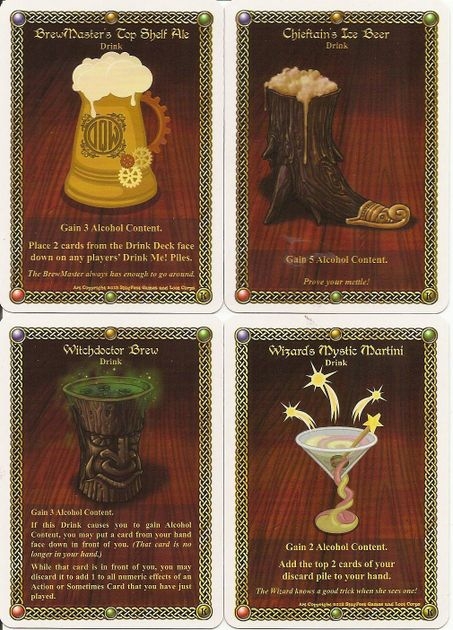 The Red Dragon Inn Kickstarter Drink Cards Board Game BoardGameGeek