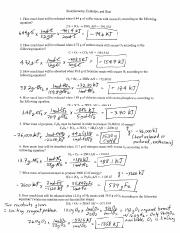 Thermochemistry Practice Worksheet For 10th Higher Ed Lesson