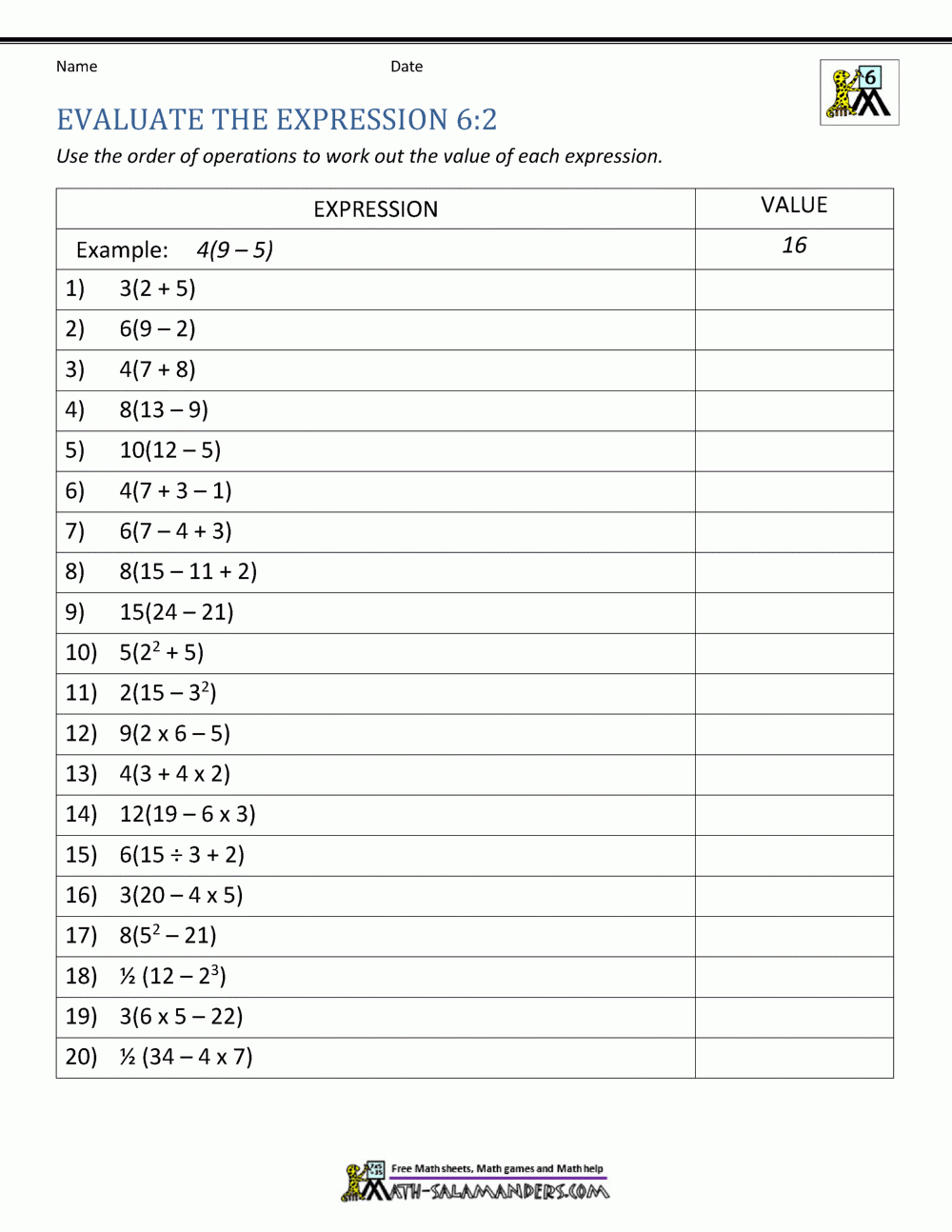 Third Grade Distributive Property Challenge Activity Worksheets Library
