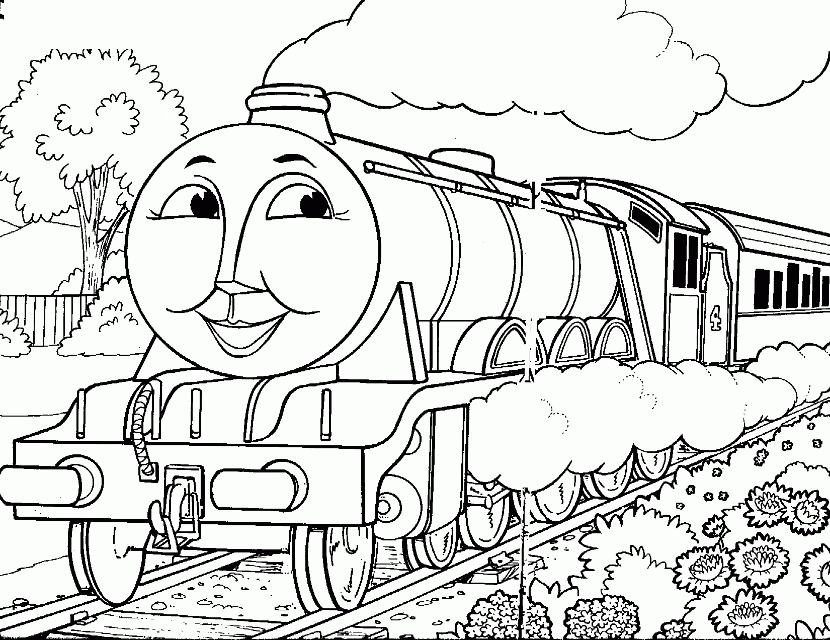 Thomas Tank Coloring Pages Coloring Pages