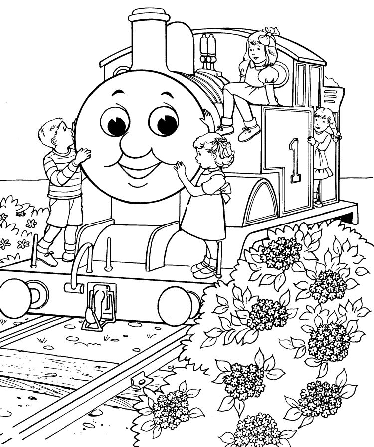 Thomas The Tank Engine Coloring Pages 19 Coloring Kids Coloring Kids