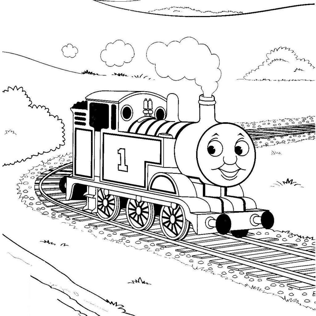 thomas coloring pages free