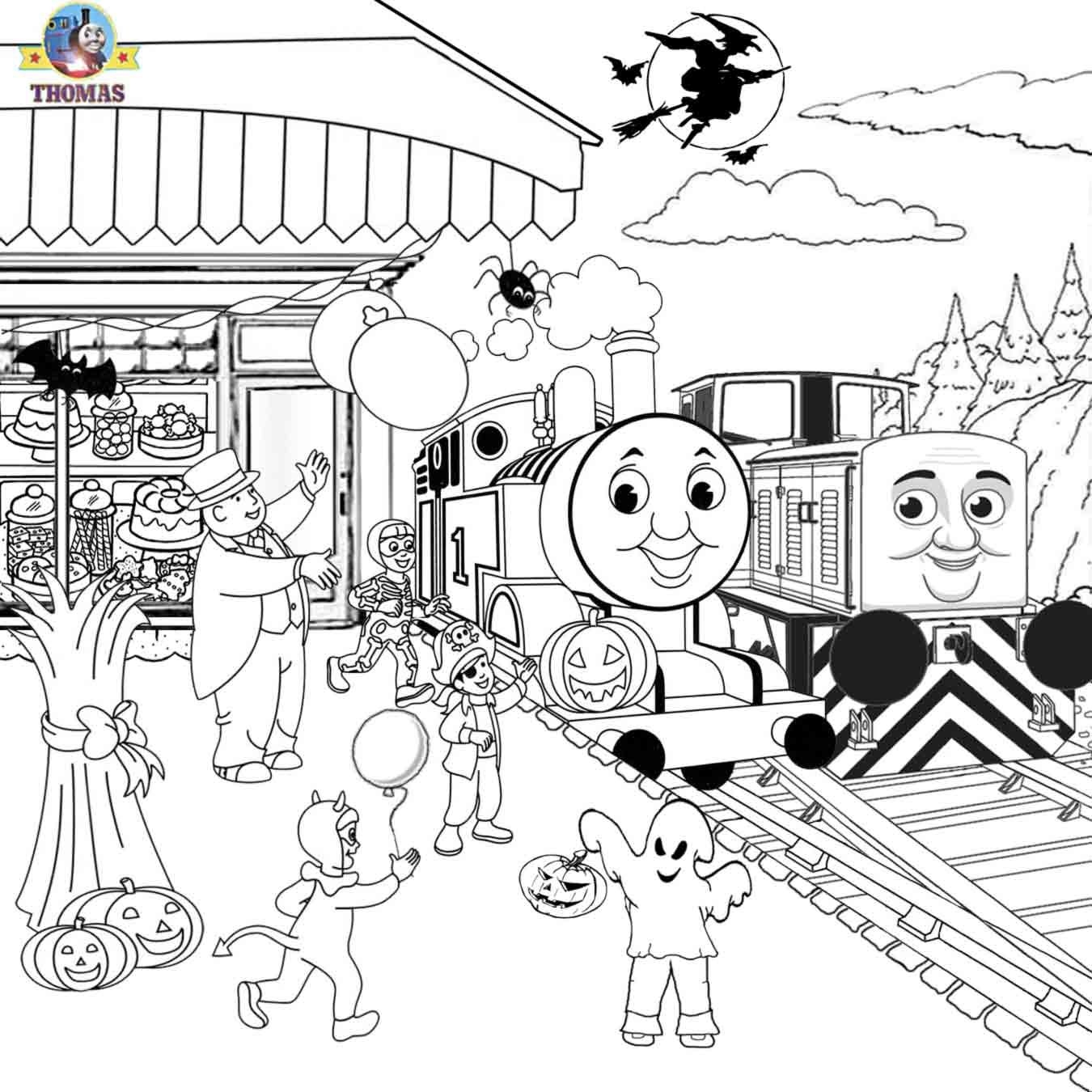 Thomas Train Coloring Pages