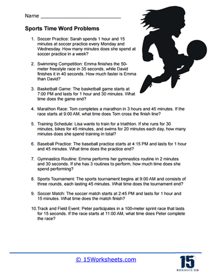 Time Based Word Problems Worksheets 15 Worksheets Worksheets