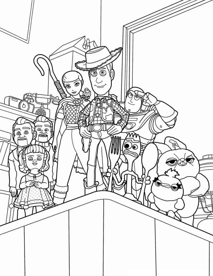 Toy Story Free Printable Coloring Pages Coloring Book 