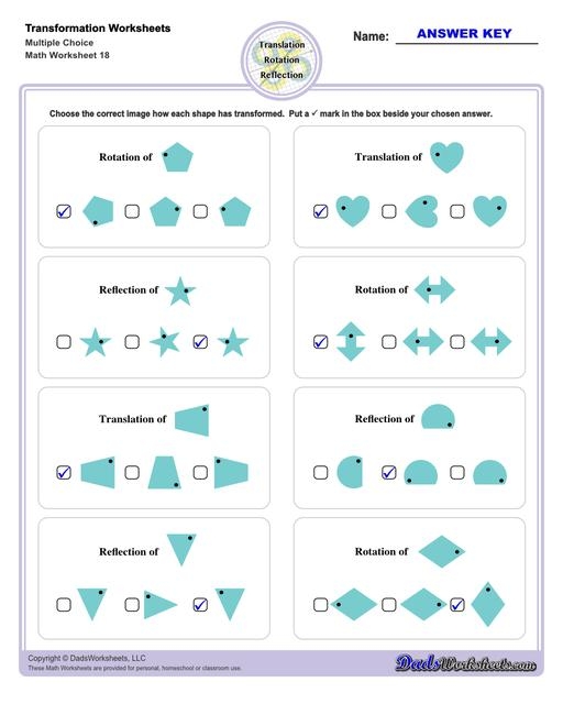 Transformation Worksheets Worksheets Library