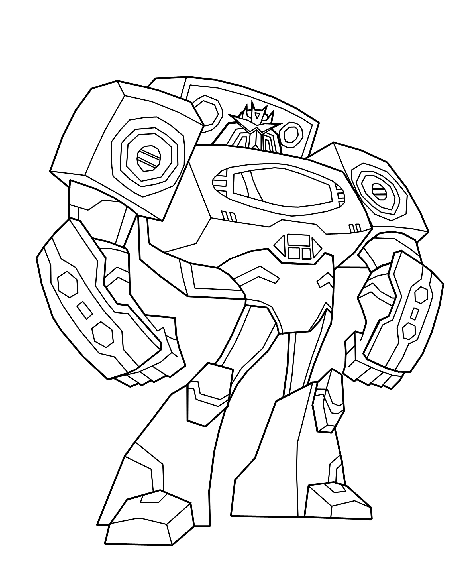 Transformers Color Pages Free Printable Coloring Pages