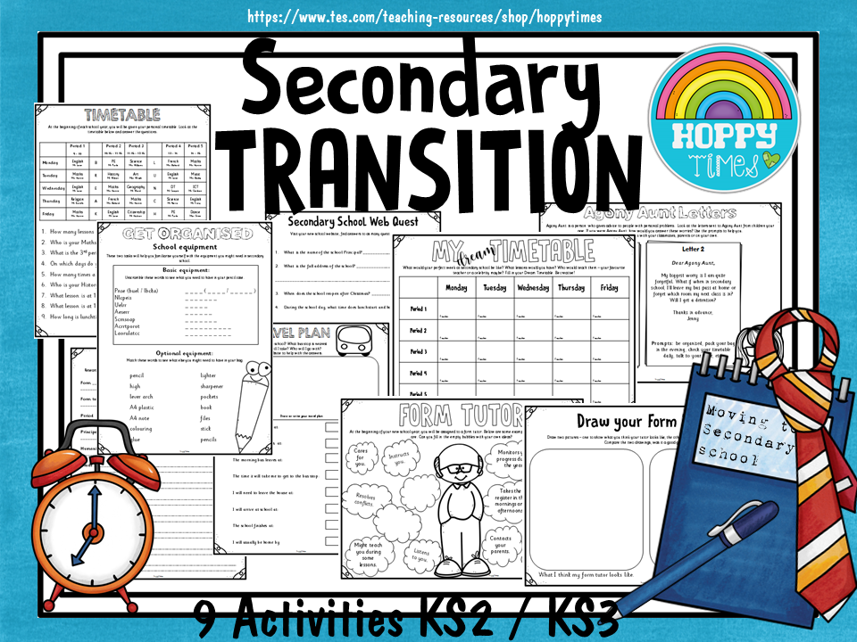 Transition Worksheets