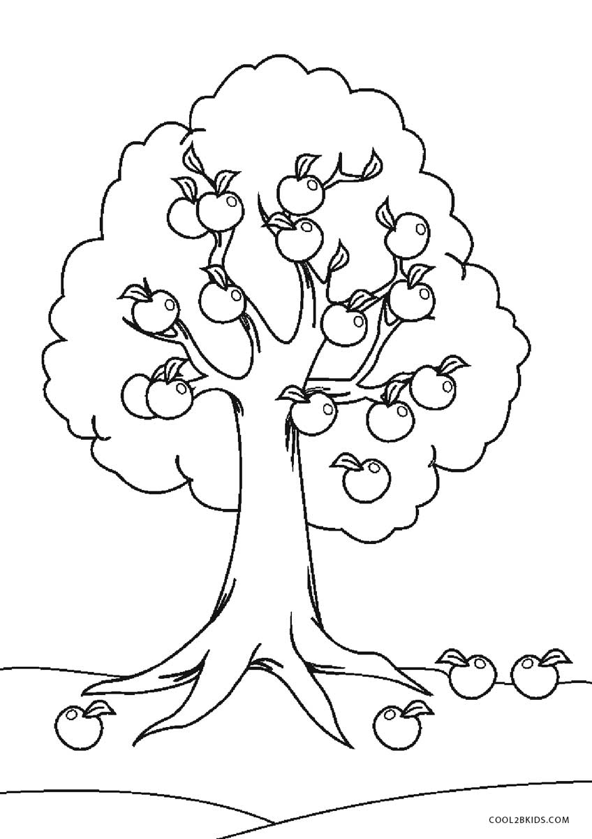 Tree Coloring Pages Coloring Pages