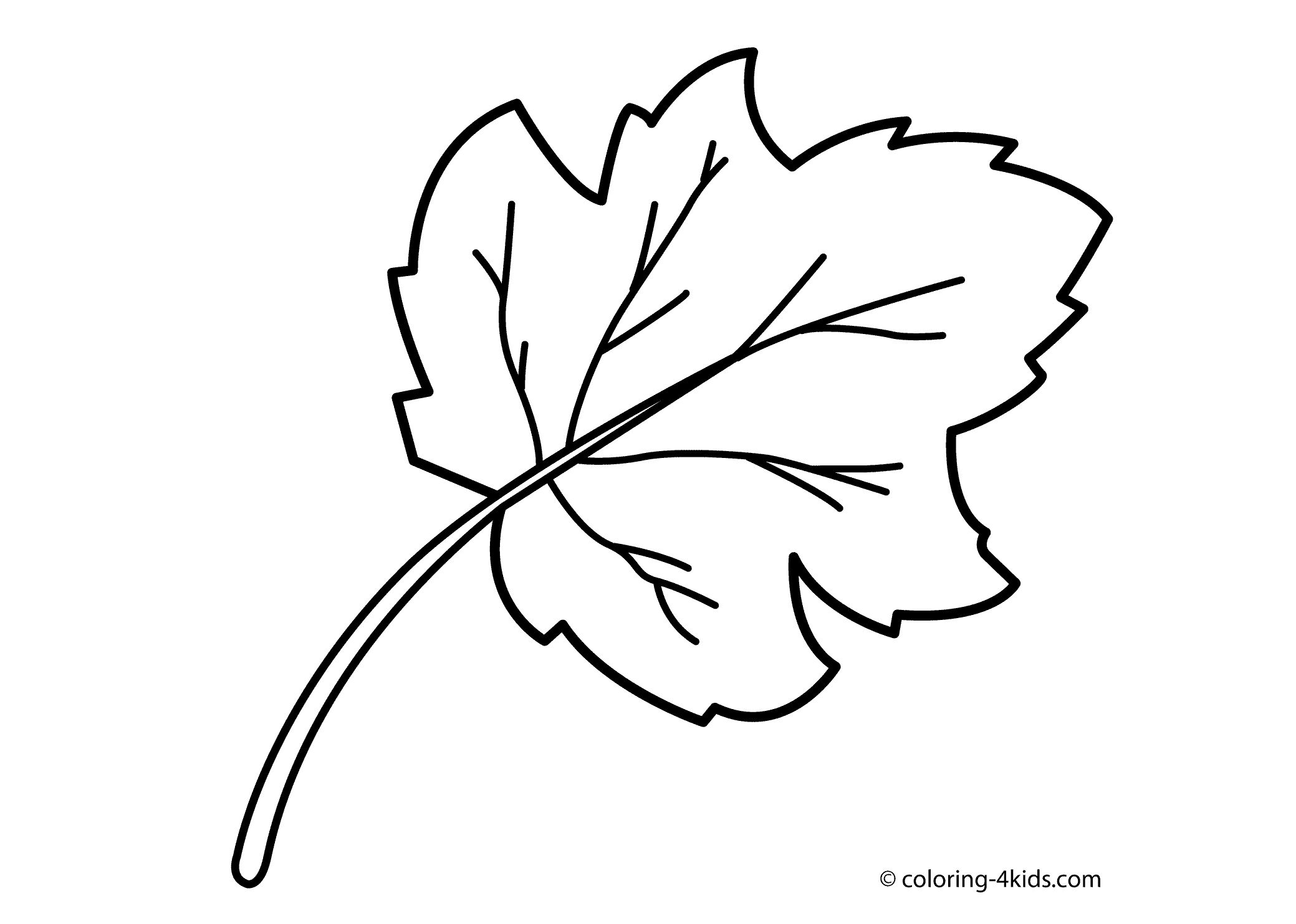 Trees And Leaves Coloring Pages Coloring Home