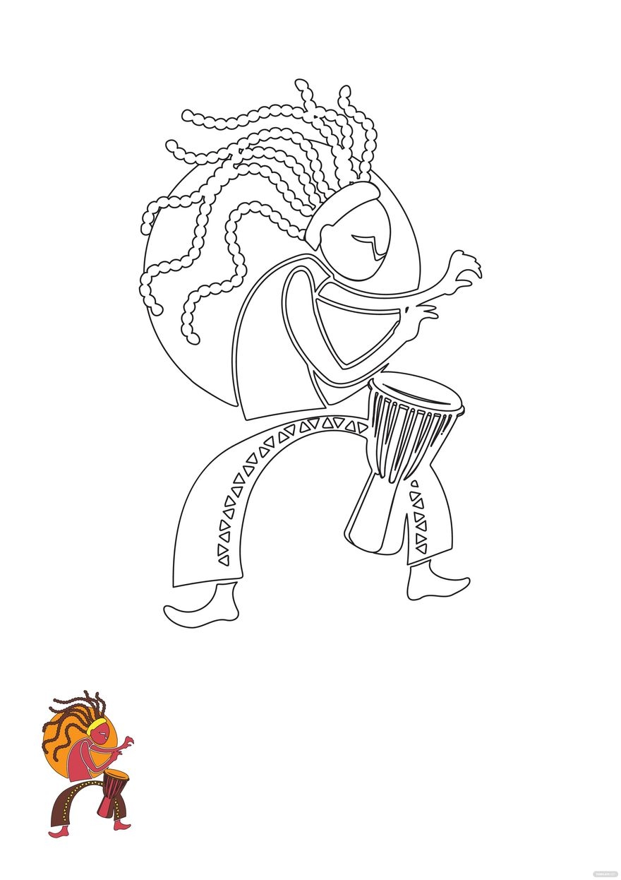 Music Coloring Page