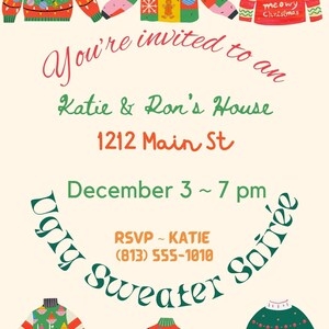 soiree invitation template