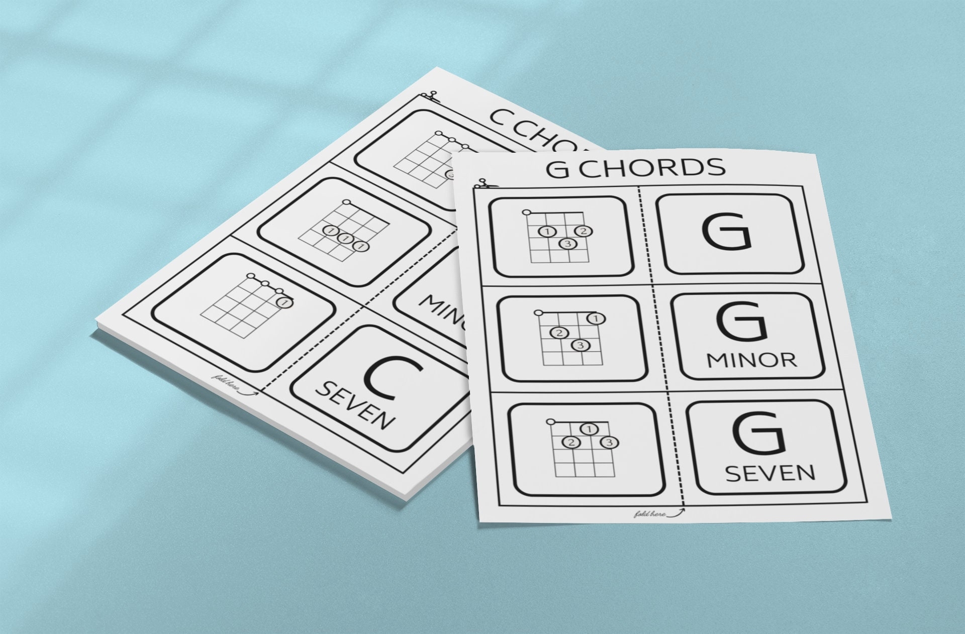 alfreds chord flash cards printable