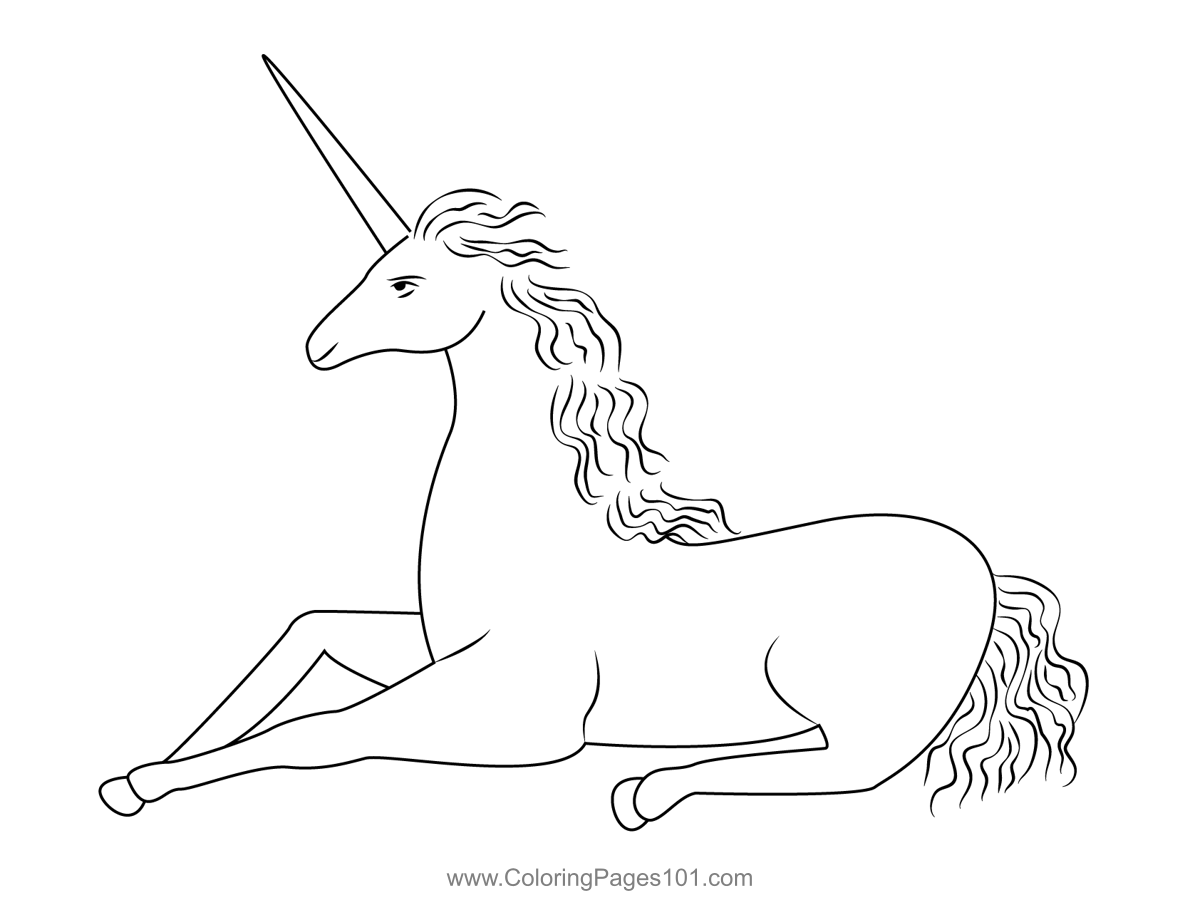 unicorn coloring pages for free
