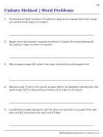 Unit Rate Worksheets Worksheets Library