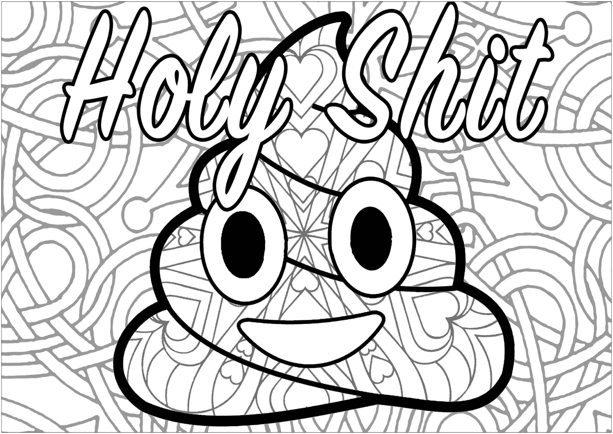 Curse Word Adult Coloring Pages