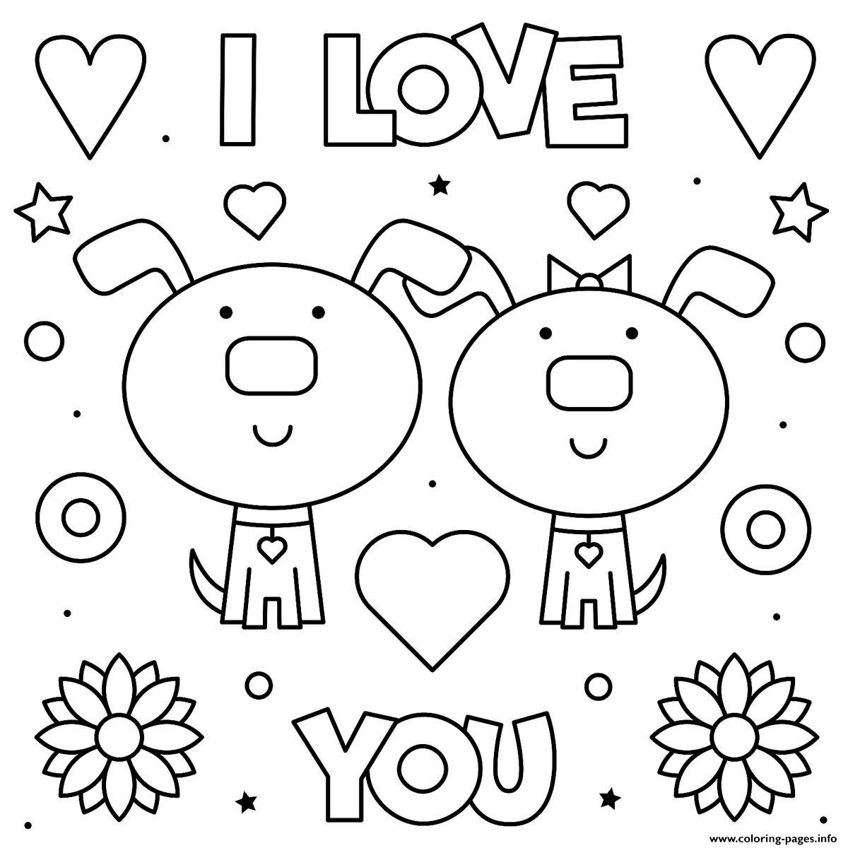 valentines day coloring pages free printable