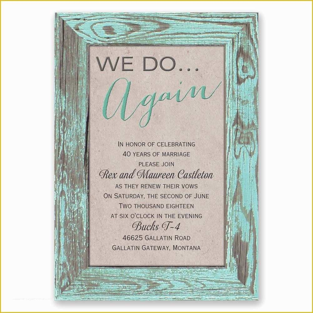 Vow Renewal Invitation Templates Free Of Renewing Wedding Vows 