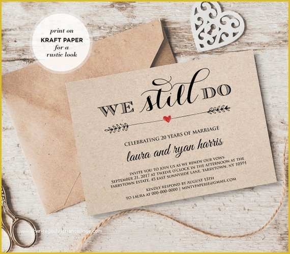 renewal of vows invitation templates free