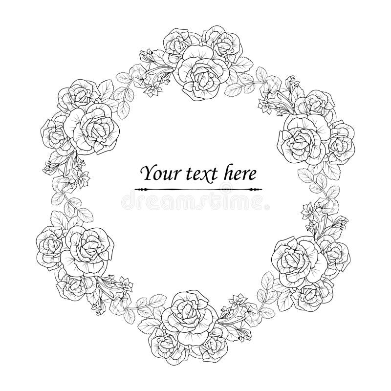 Wedding Red Rose Frame Blank Red Rose Invitation Template Printable 