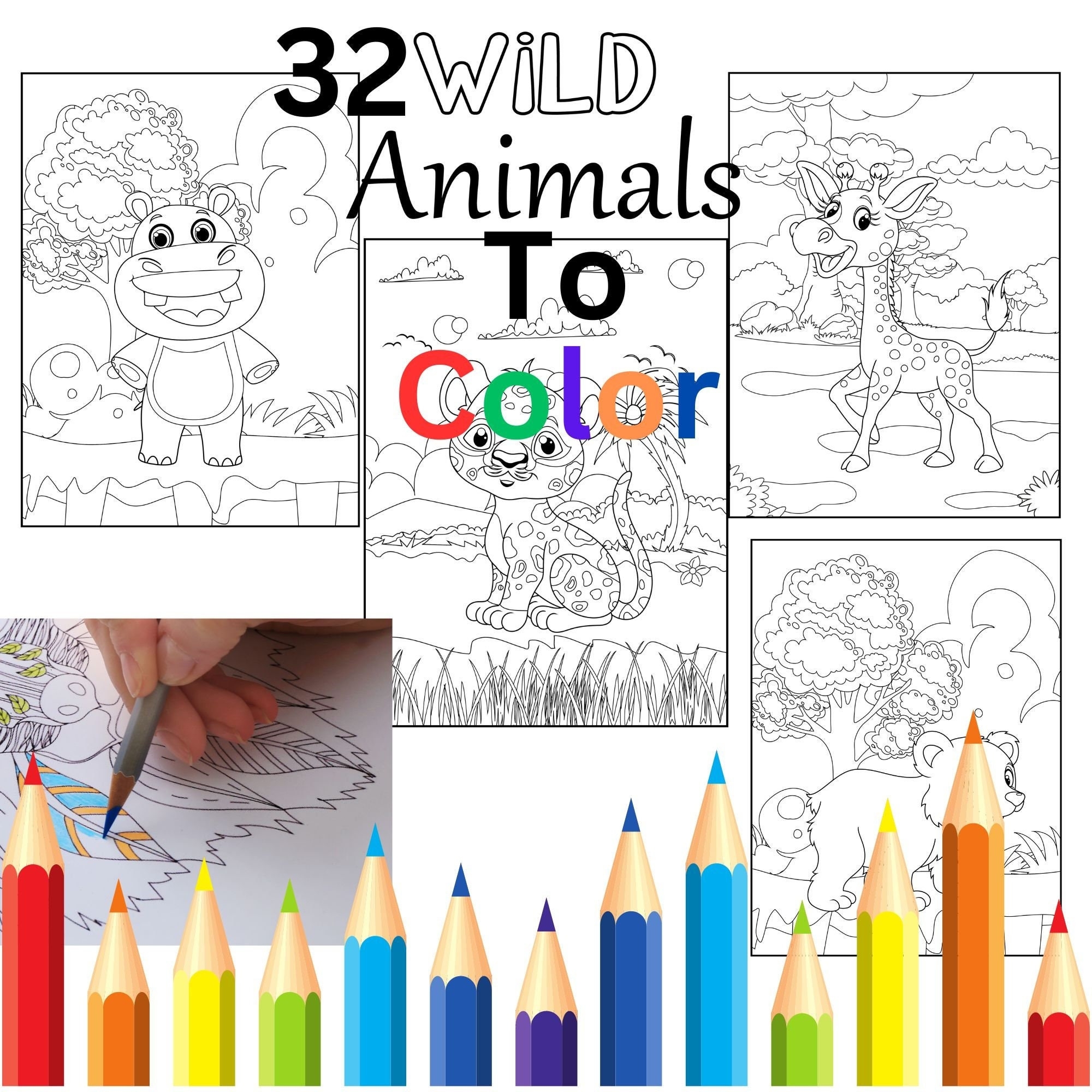 wild animal Printable