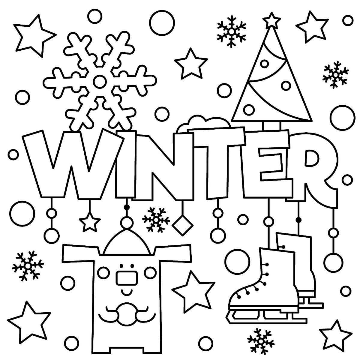 Coloring Pages Winter Printable