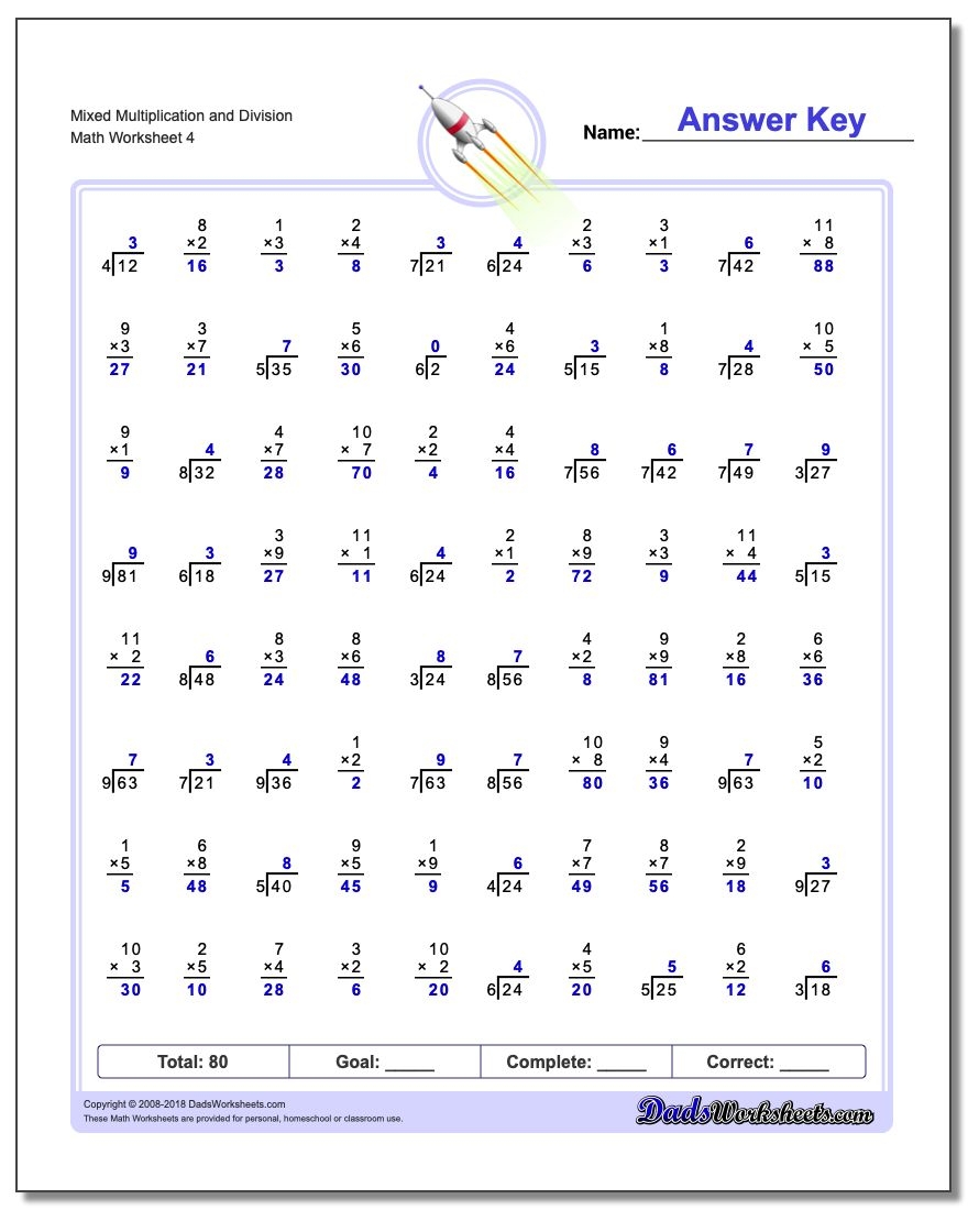 addition subtraction multiplication division printable flash cards