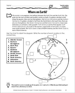 World Geography Printable Worksheets Activities Practice For 