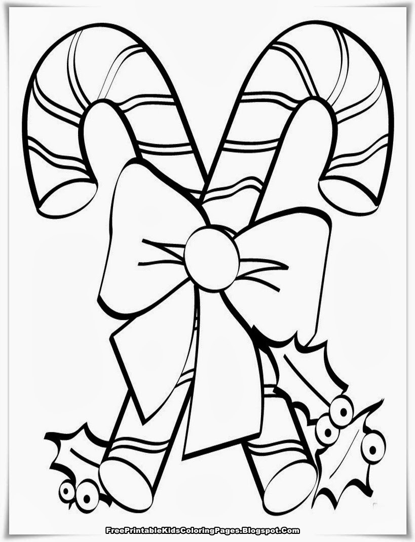Free Printable Xmas Coloring Pages