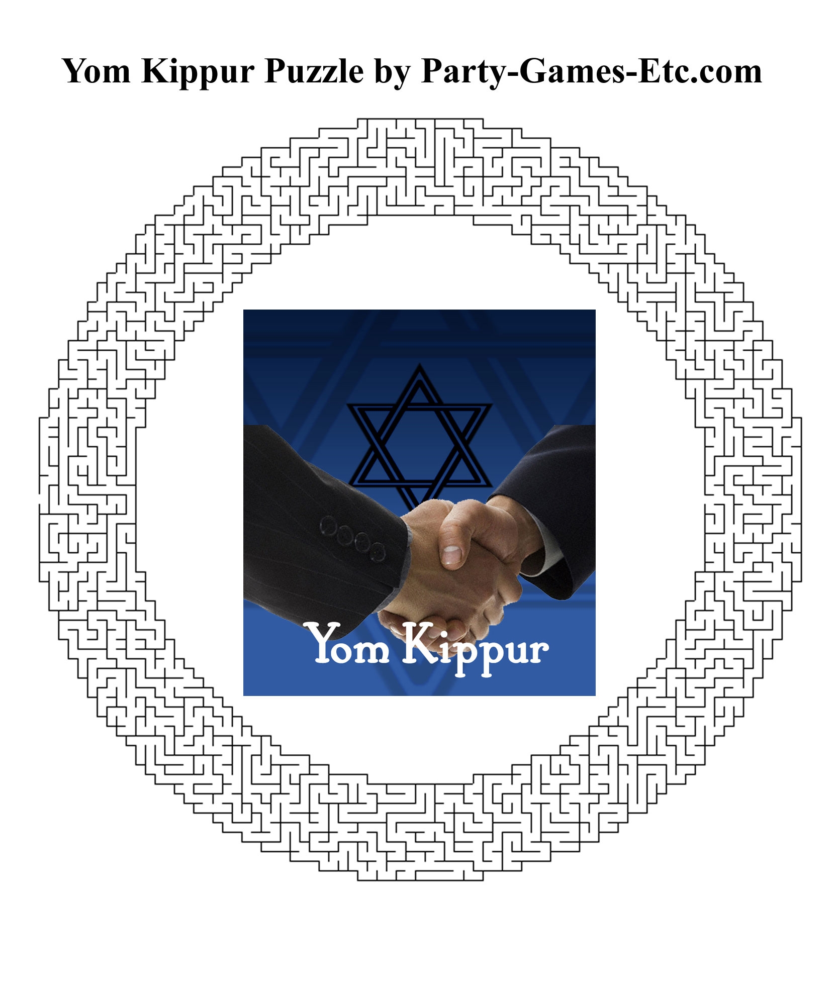 Yom Kippur Party Games Free Printable Games And Activities For A