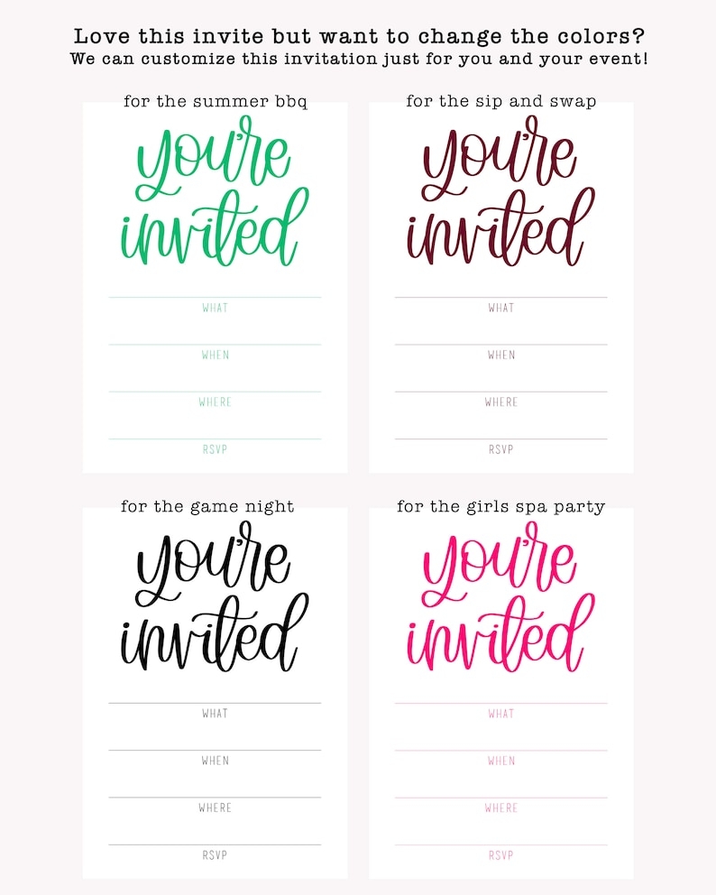 You Re Invited Invitations Printable NewFreePrintable