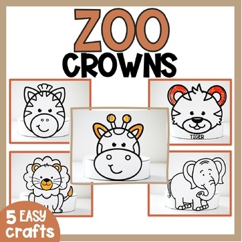 zoo animal printable craft