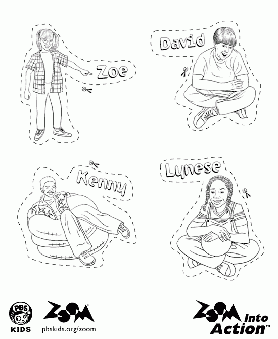 ZOOM Action Printables PBS Kids
