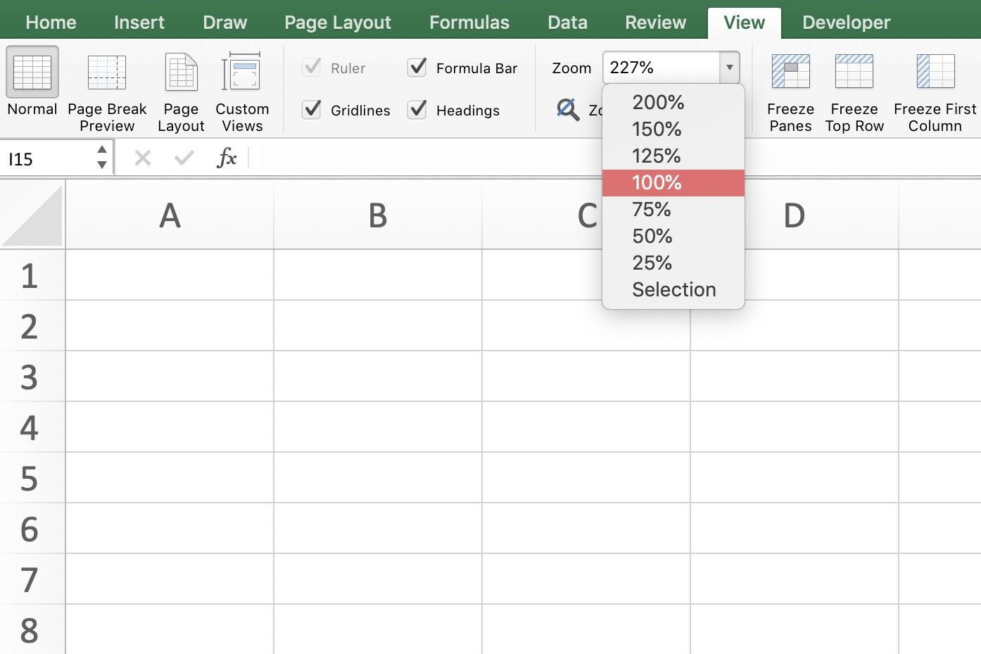 Zoom In Excel Change Your Worksheet Magnification
