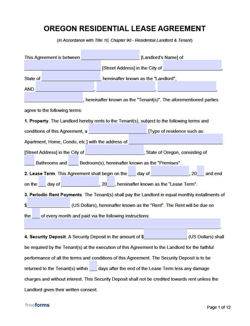 Free Printable Rental Agreements Templates Free Printable Rental Agreements Templates
