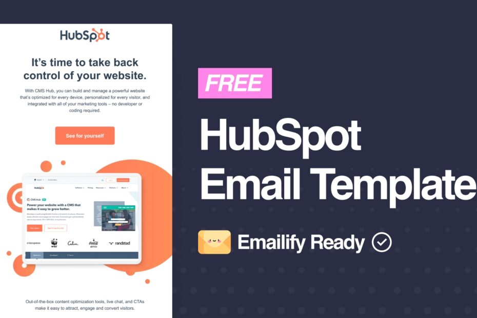 HubSpot Emailify Template Figma