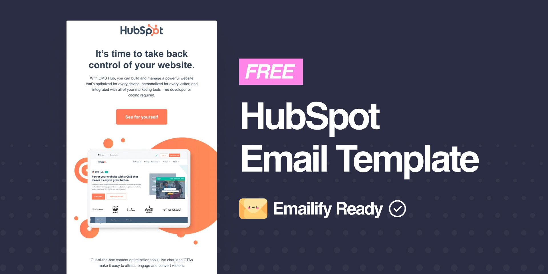 HubSpot Emailify Template Figma